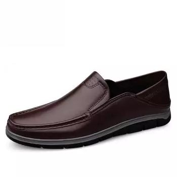 Роскошные брендовые мужские туфли из натуральной дышащей кожи ручной работы, повседневная мужская обувь, мокасины для вождения, мужские кроссовки для активного отдыха, мужские мокасины 38 чёрный