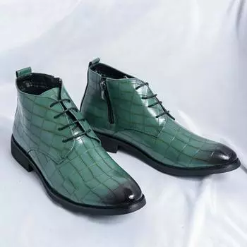 Роскошные брендовые туфли для банкетов, остроносые осенние и зимние ботильоны для мужчин, модные мужские ботинки челси, универсальные 38