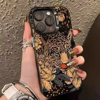 Роскошные чехлы для телефонов с леопардовым принтом для iPhone 15, чехлы для iPhone 12, 13, 11, 14, Pro Max, 12 Mini, XSMax X, XR, 7, 8 Plus, SE 2020, 2022, чехол iPhone 16 Pro Max белый