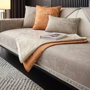 Роскошные чехлы на диван, жаккардовый синель, диван, полотенце, чехол на сиденье, подушка для гостиной, нескользящие угловые чехлы на диван, чехлы для дивана 70x70cm 1pcs
