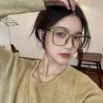 Роскошные дизайнерские антисиние очки по рецепту, женские большие квадратные очки для близорукости, классические винтажные очки унисекс с диоптриями 0