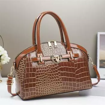 Роскошные дизайнерские яркие кожаные сумки-тоут для женщин, женские сумки через плечо большой емкости, изысканная женская брендовая сумка