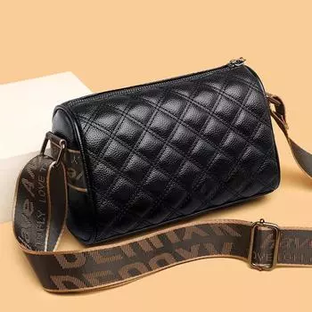 Роскошные дизайнерские женские модные сумки через плечо с замком, новые женские простые сумки, высококачественные кожаные сумки через плечо 23cm 11cm 15cm