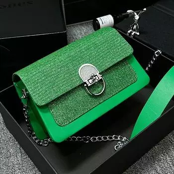 Роскошные дизайнерские женские сумки из высококачественной кожи с замком на плече для женщин 2025 года, женская сумка через плечо, клатч, кошельки и сумки серебряный