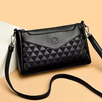Роскошные дизайнерские женские сумки, модные высококачественные кожаные сумки через плечо для женщин, новые однотонные женские сумки через плечо, кошельки