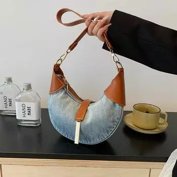 Роскошные дизайнерские женские сумки на ремне Half Moon, новые модные сумки для поездок на работу и обратно высокого качества