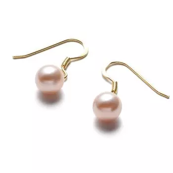Роскошные домашние жемчужные серьги Grand Premium Pearl 4 цвета жемчужные серьги-крючки свисающие качающиеся дизайн золото вишня розовая 8 мм бренд 3 года гарантии