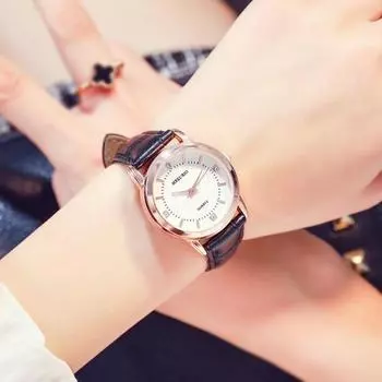 Роскошные европейские классические женские кожаные наручные часы Princess Briquette