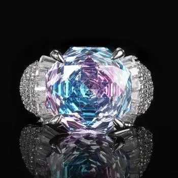 Роскошные кольца из циркония в форме розы для женщин 2025 года, новые модные кольца для дам, свадебные украшения для вечеринок, аксессуары