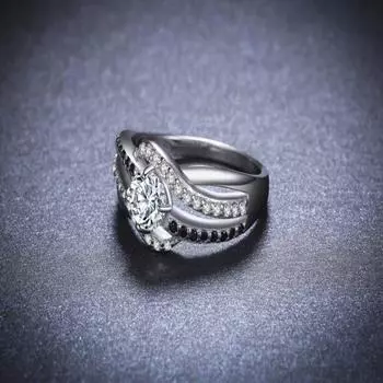 Роскошные кольца из стерлингового серебра S925 пробы с бриллиантами для женщин, свадебное помолвочное кольцо с цирконием класса AAA, ювелирное подарочное женское кольцо 9