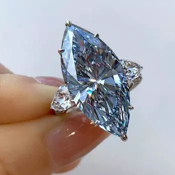 Роскошные кольца Популярные модные женские кольца Новые кольца для женщин No. 5 серебряный