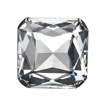 Роскошные кольца с квадратными кристаллами Привлекающие внимание кольца с квадратными кристаллами Аксессуар Сверкающие бриллиантовые кольца для пальцев Шарм 1