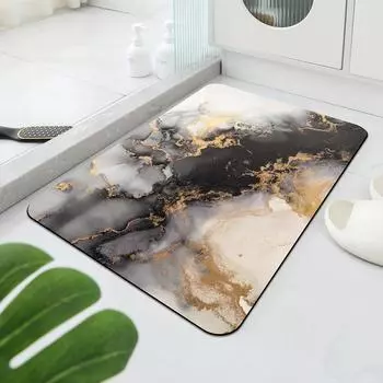 Роскошные коврики для ванной комнаты, противоскользящий коврик для душа, суперабсорбирующий, быстросохнущий, коврик для ног, коврик для унитаза, коврик для двери, моющийся ковер 400MMx600MM