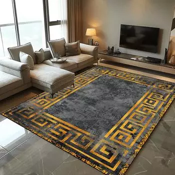 Роскошные ковры, украшения для дома, ковры для гостиной, высококачественные, большого размера, для спальни, пушистый, короткий, плюшевый, нескользящий, коврик для гостиной 60x90cm door mat