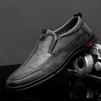 Роскошные кожаные мужские туфли, свадебные, формальные, британские туфли, деловые, повседневные, офисные, туфли-лоферы, размер 38-44 38 чёрный