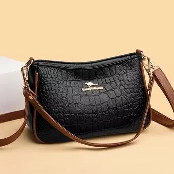 Роскошные кожаные сумки для женщин дизайнерские сумки через плечо маленькая сумка-мессенджер через плечо