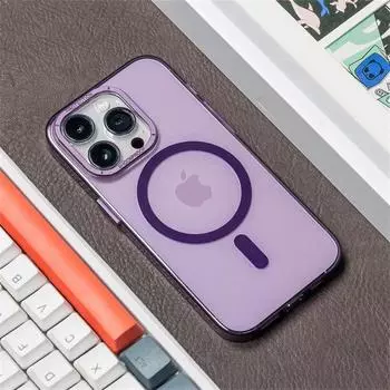 Роскошные магнитные чехлы для телефонов Magsafe для iPhone 14 Pro Max 13 14 Plus, противоударная броня, матовая защитная задняя крышка для ПК iPhone 14 Pro Max чёрный