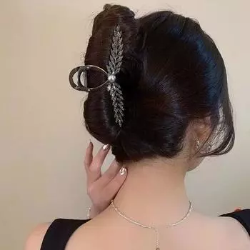 Роскошные металлические когти для волос со стразами, изысканная заколка для волос с геометрическим рисунком, заколки, заколка для волос для девочек, аксессуары для волос, головные уборы, подарок