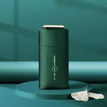 Роскошные мини-зонтики 14 см для женщин, плоский солнцезащитный зонт, женский карманный летний зонтик, шесть складных зонтов для девочек зелёный