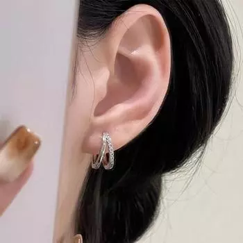 Роскошные модные романтические серьги-кольца для женщин и девочек, элегантные крошечные минималистичные серьги, аксессуары для вечеринок, подарки