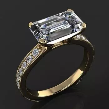 Роскошные модные женские обручальные кольца для женщин, классический золотой цвет, инкрустированные белыми камнями циркона, обручальное кольцо, женские украшения 6