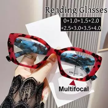 Роскошные мужские и женские фотохромные очки для чтения, модные готовые очки для гиперметропии с диоптриями, очки для улицы, меняющие цвет 0