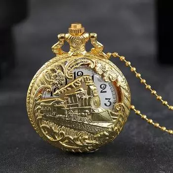 Роскошные мужские классические часы, мужские карманные часы, кварцевые часы из сплава, модные женские мужские часы с ожерельем и цепочкой