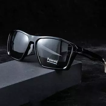 Роскошные мужские поляризованные солнцезащитные очки спортивные солнцезащитные очки для мужчин и женщин для вождения путешествия квадратные модные винтажные брендовые дизайнерские очки