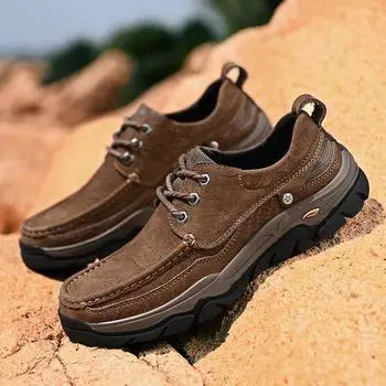 Роскошные мужские повседневные кожаные туфли из натуральной кожи, повседневные мягкие для вождения, без застежек, дышащие, черные мужские повседневные кожаные туфли 38 чёрный