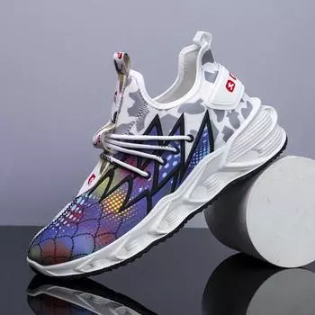 Роскошные мужские спортивные кроссовки 2024 года, новые мужские повседневные кроссовки, дышащие, трендовые высококачественные кроссовки весна и осень 39 чёрный