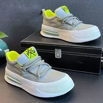 Роскошные мужские туфли 2024 года, новейшие низкие кроссовки с мягкой подошвой, универсальные парусиновые туфли, дышащие и удобные повседневные спортивные туфли 39 белый