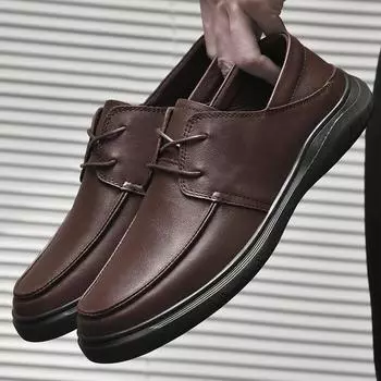 Роскошные мужские туфли из натуральной кожи на шнуровке, итальянская мужская повседневная обувь, высококачественная мужская деловая обувь, горячая распродажа, мужская официальная обувь 37