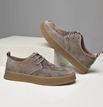 Роскошные мужские туфли из натуральной кожи на каждый день со шнуровкой, легкие, удобные, на плоской подошве, дизайнерская обувь для отдыха на природе, прогулочная обувь с круглым носком 38 света загар