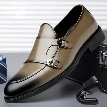 Роскошные мужские туфли из высококачественной лакированной кожи, мужские свадебные туфли, модные дизайнерские туфли для вечеринок, деловые мужские повседневные туфли 38 чёрный