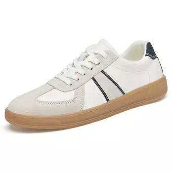 Роскошные низкие мужские туфли из вулканизированной кожи, новые повседневные туфли из натуральной кожи, дышащие мужские кроссовки на шнуровке для отдыха и прогулок, теннисные туфли для мужчин 38