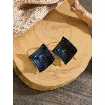 Роскошные новые женские серьги квадратные модные креативные женские серьги