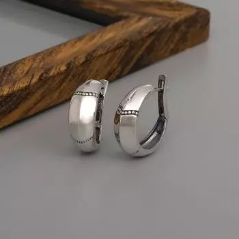 Роскошные новые женские серьги Ретро модные креативные женские серьги серебряный