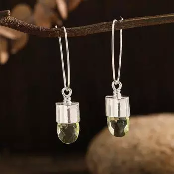 Роскошные новые женские серьги Ретро модные креативные женские серьги серебряный