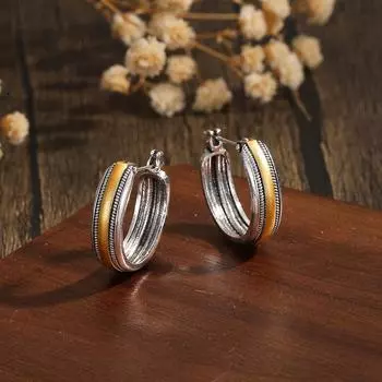 Роскошные новые женские серьги Ретро модные креативные женские серьги