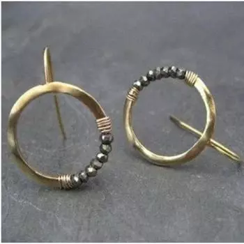 Роскошные новые женские серьги Ретро модные креативные женские серьги