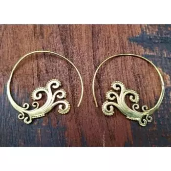 Роскошные новые женские серьги Ретро модные креативные женские серьги серебряный