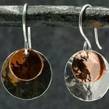 Роскошные новые женские серьги Ретро модные креативные женские серьги серебряный