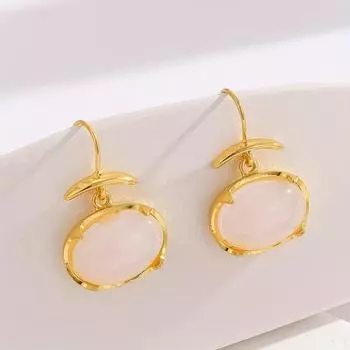 Роскошные новые женские серьги Ретро модные креативные женские серьги золотой