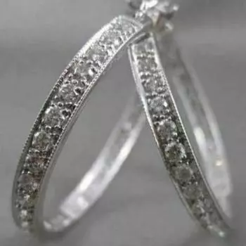 Роскошные новые женские серьги Ретро модные креативные женские серьги серебряный