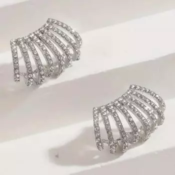 Роскошные новые женские серьги Ретро модные креативные женские серьги серебряный