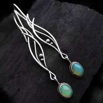 Роскошные новые женские серьги Ретро модные креативные женские серьги