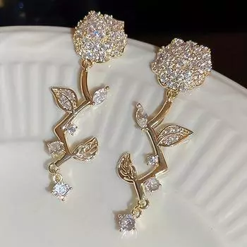 Роскошные новые женские серьги Ретро модные креативные женские серьги серебряный