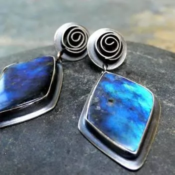 Роскошные новые женские серьги Ретро модные креативные женские серьги