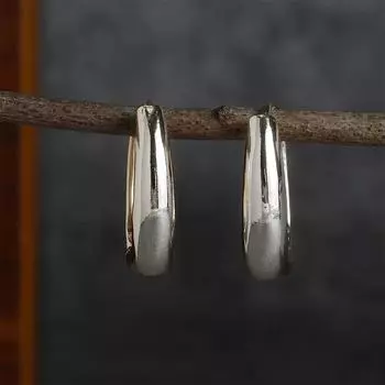 Роскошные новые женские серьги Ретро модные креативные женские серьги серебряный