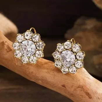 Роскошные новые женские серьги Ретро модные креативные женские серьги золотой